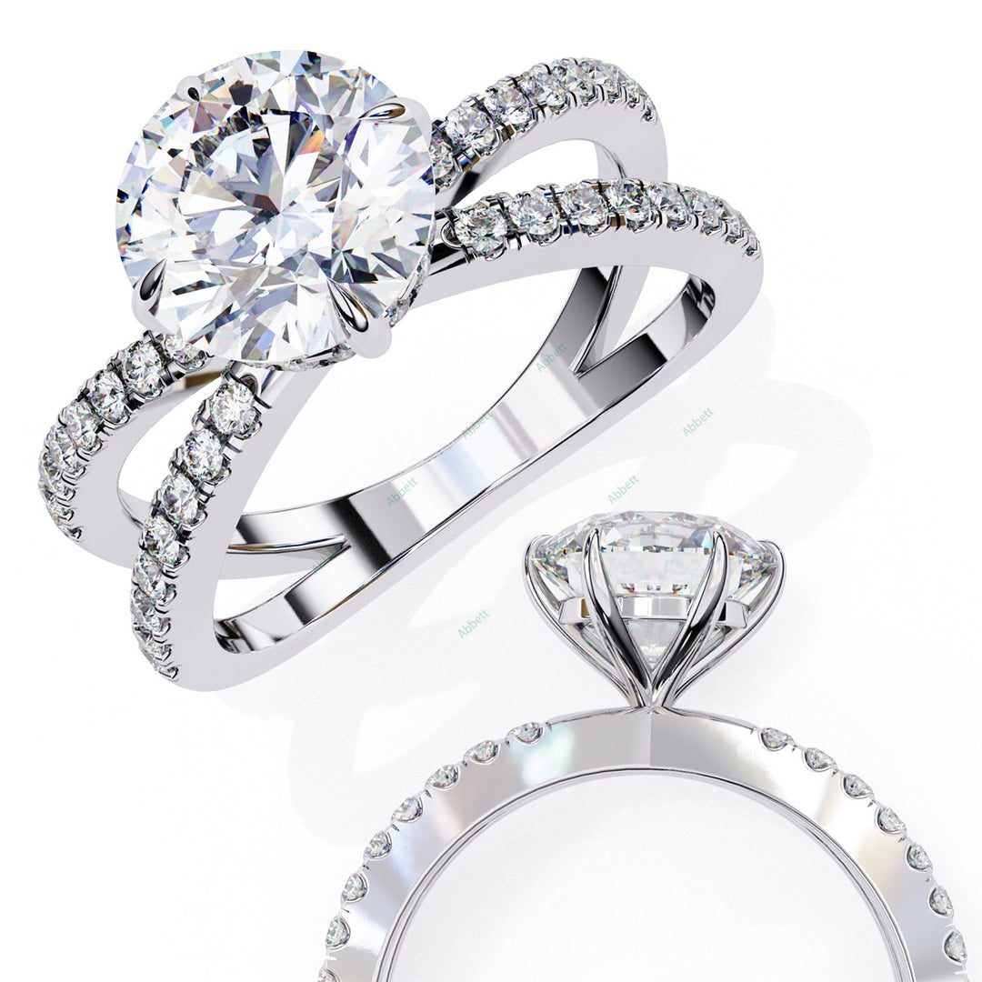 Accented Engagement Ring ENAC1085