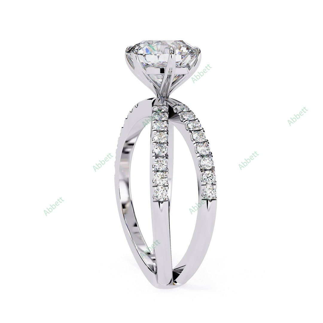 Accented Engagement Ring ENAC1085