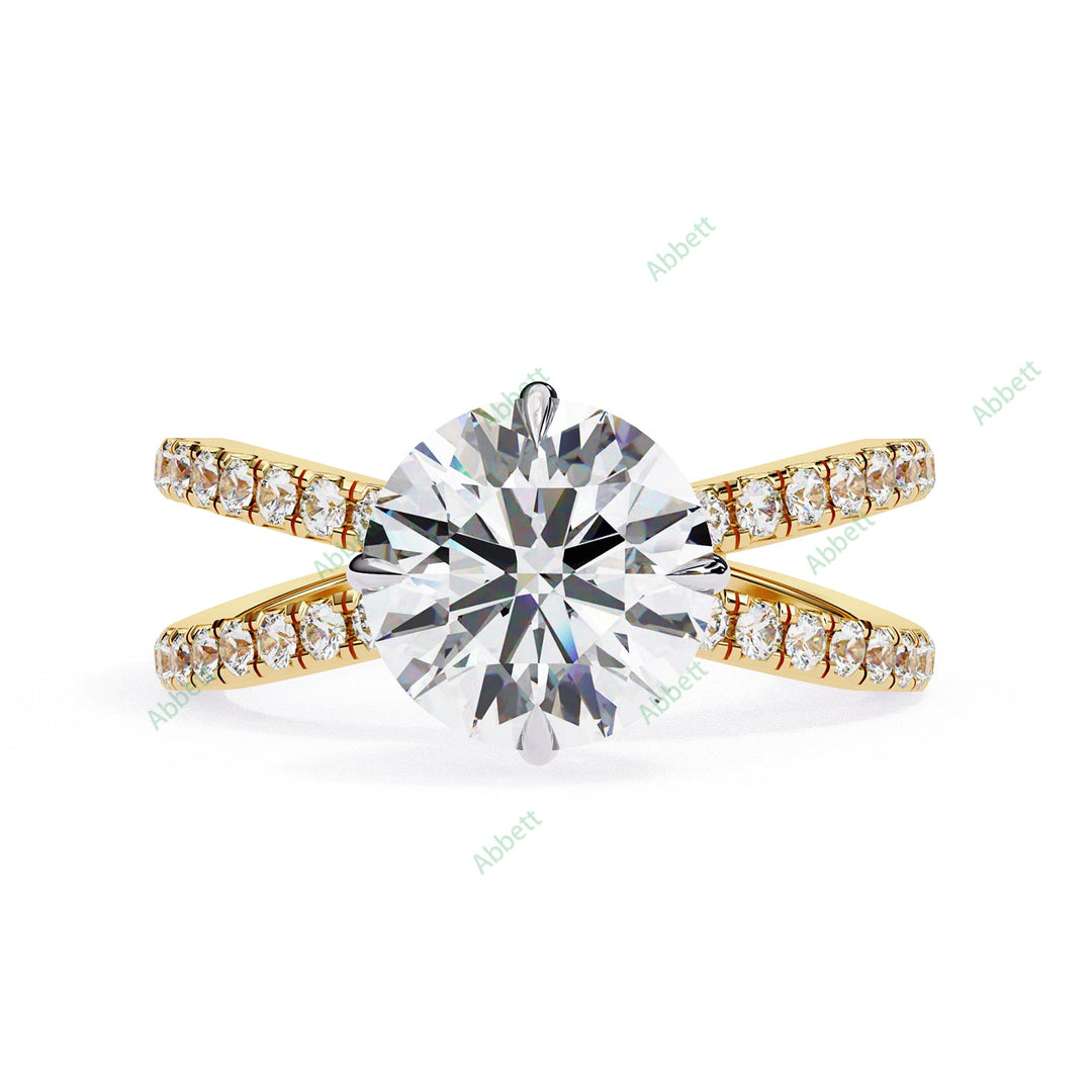 Accented Engagement Ring ENAC1085