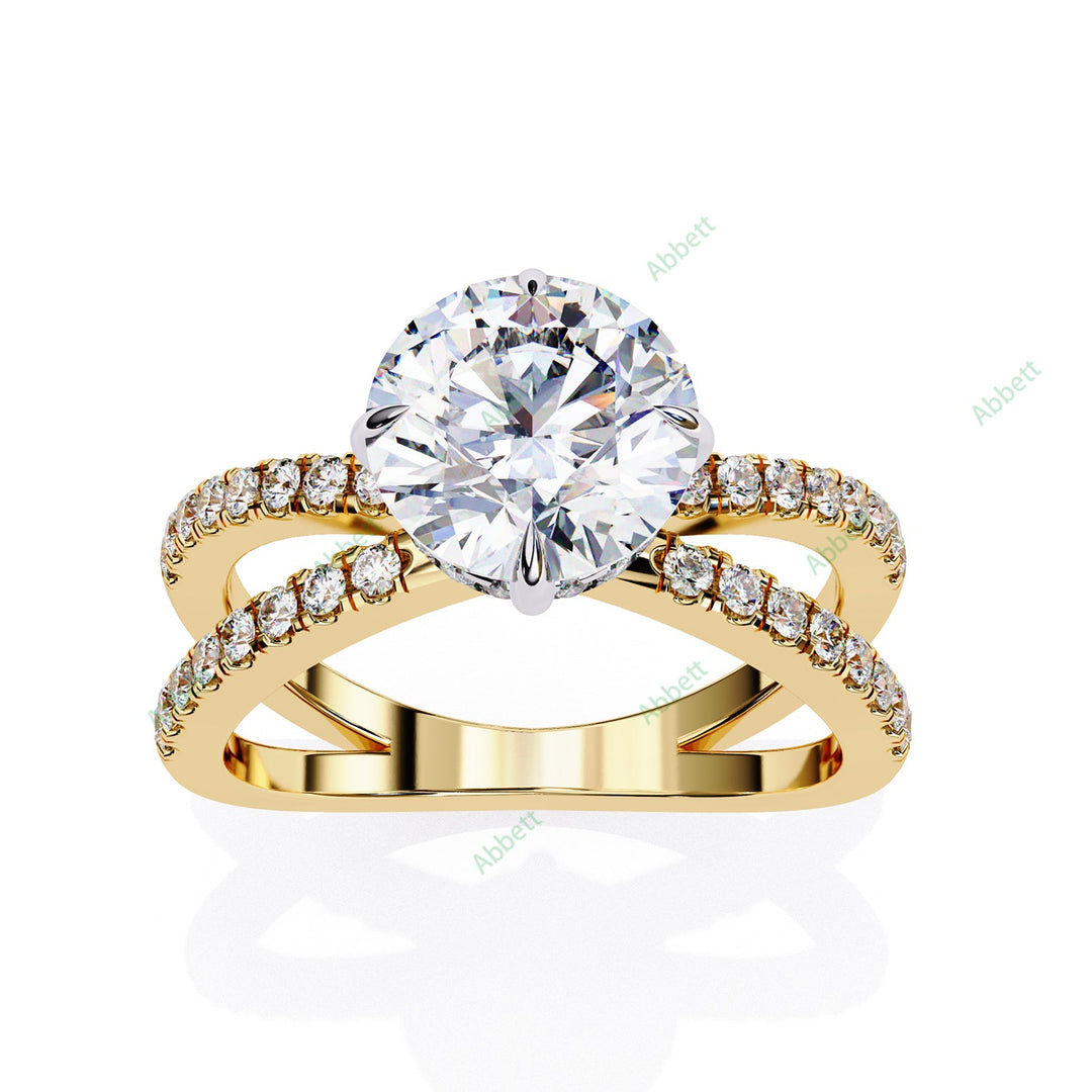 Accented Engagement Ring ENAC1085