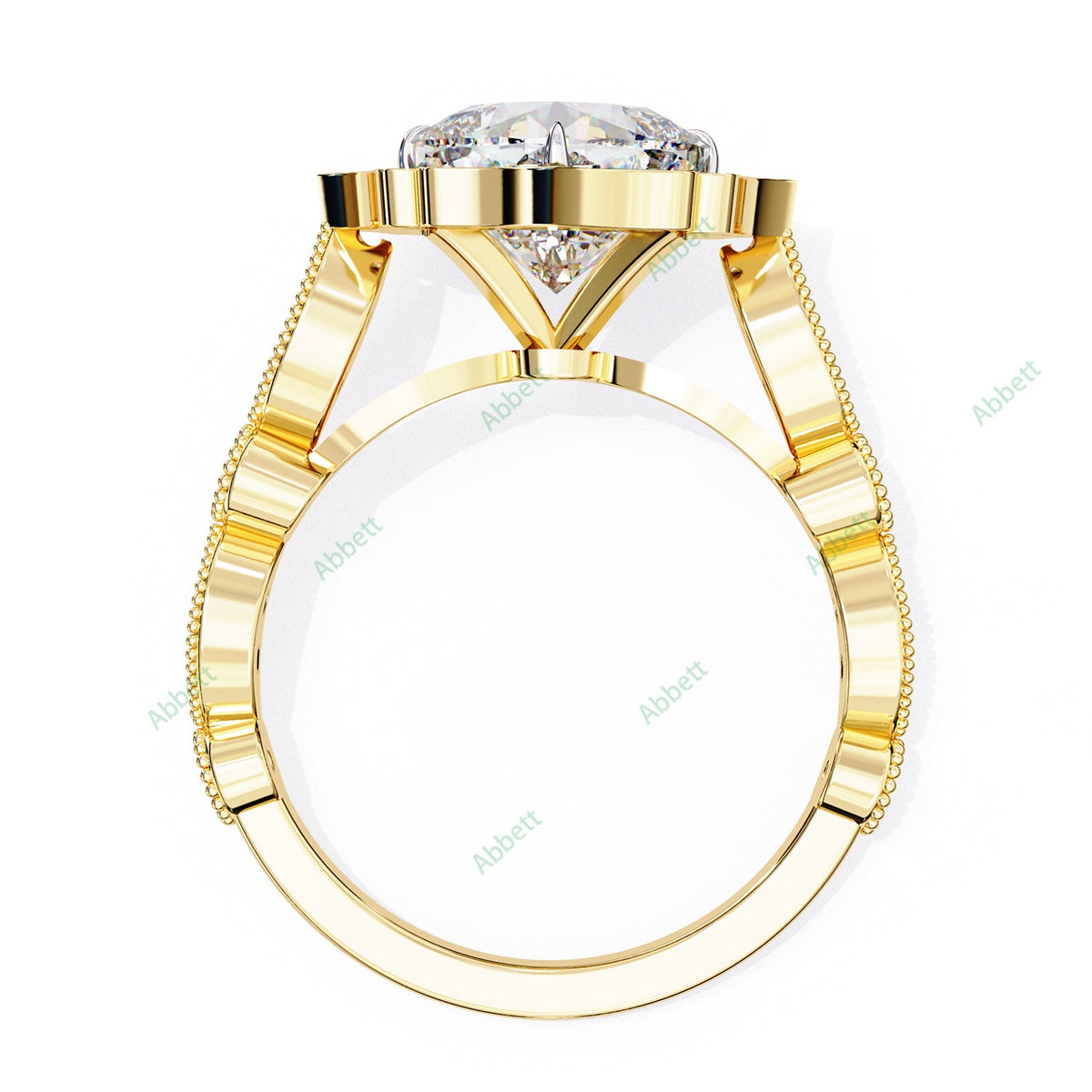 Accented Engagement Ring ENAC1096