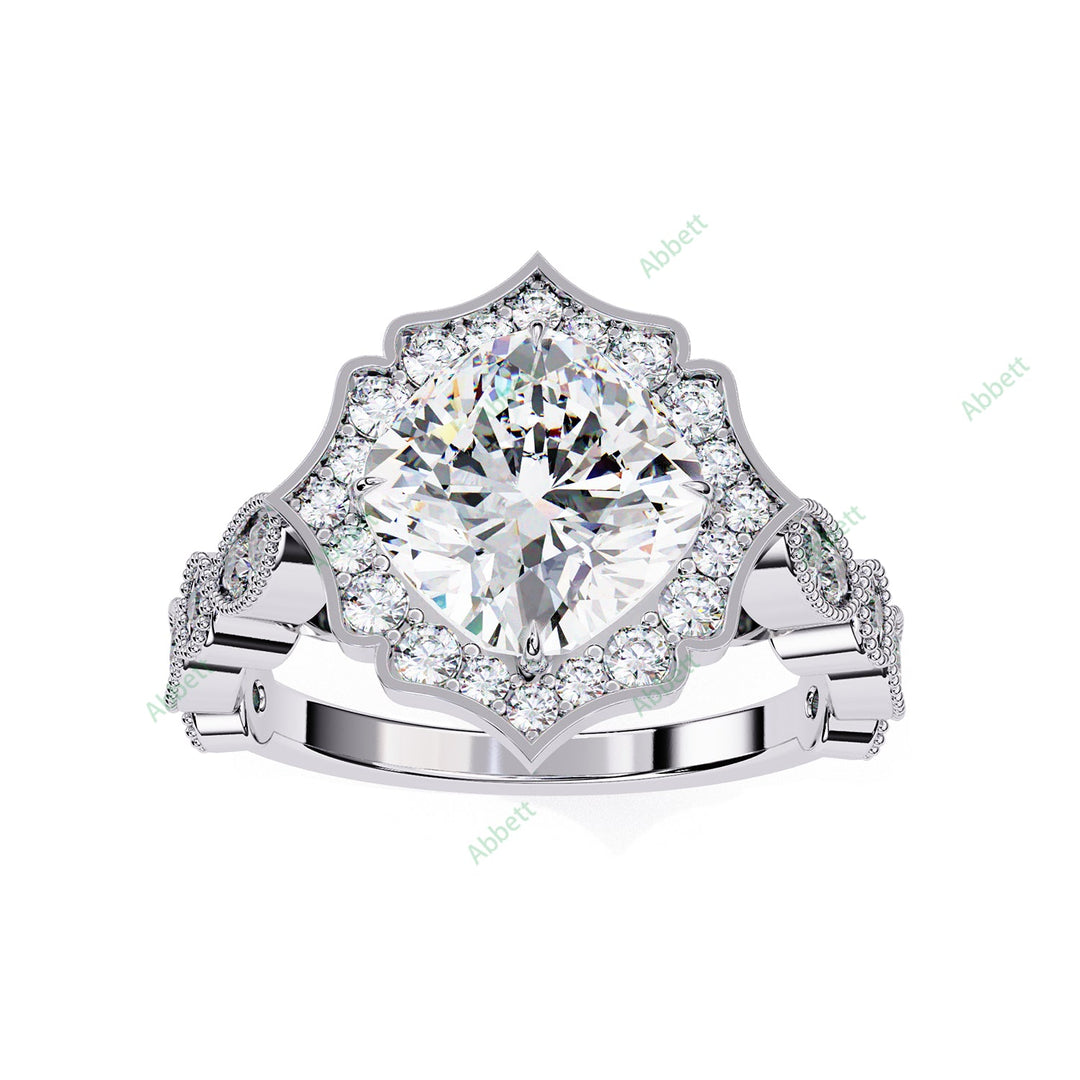 Accented Engagement Ring ENAC1096