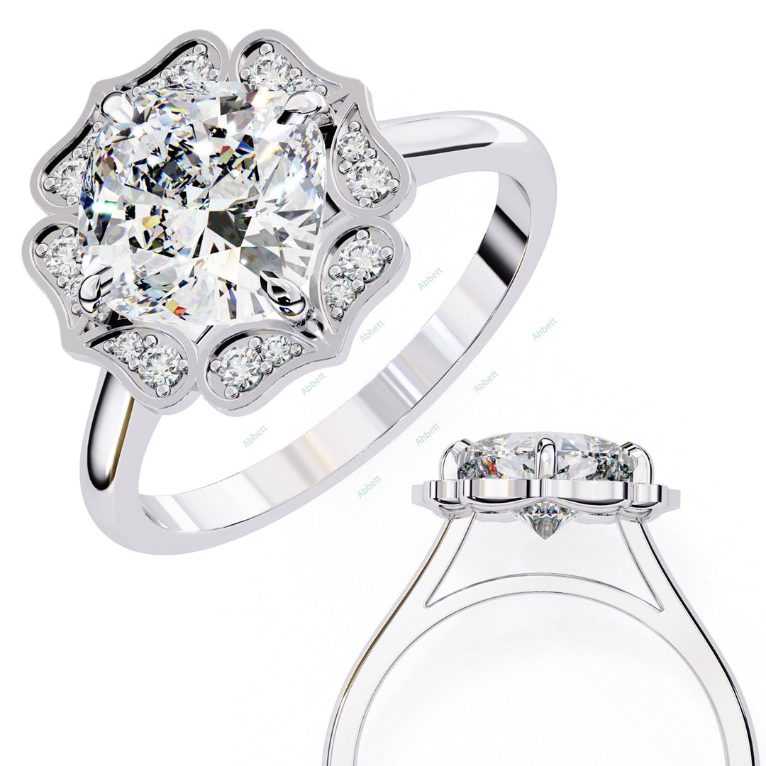 Accented Engagement Ring ENAC1097