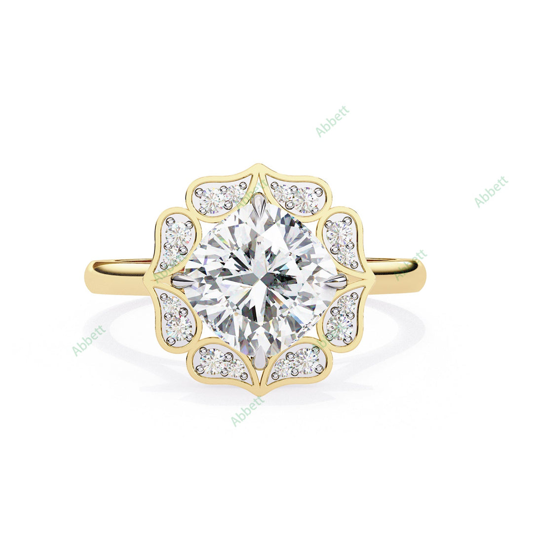Accented Engagement Ring ENAC1097