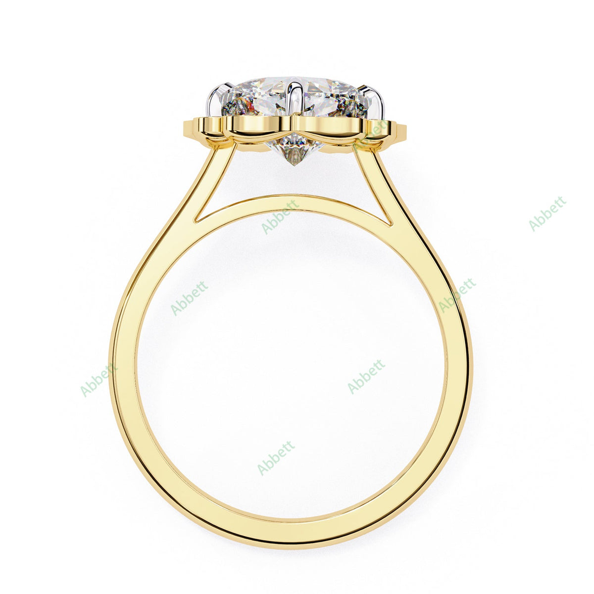 Accented Engagement Ring ENAC1097