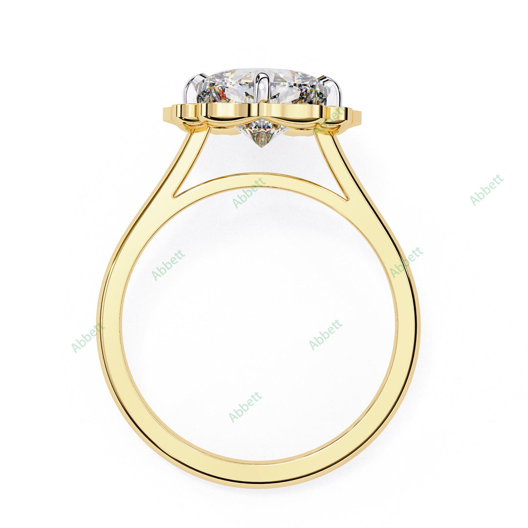Accented Engagement Ring ENAC1097