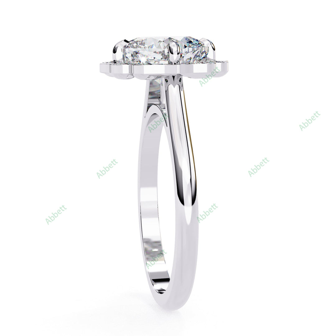 Accented Engagement Ring ENAC1097