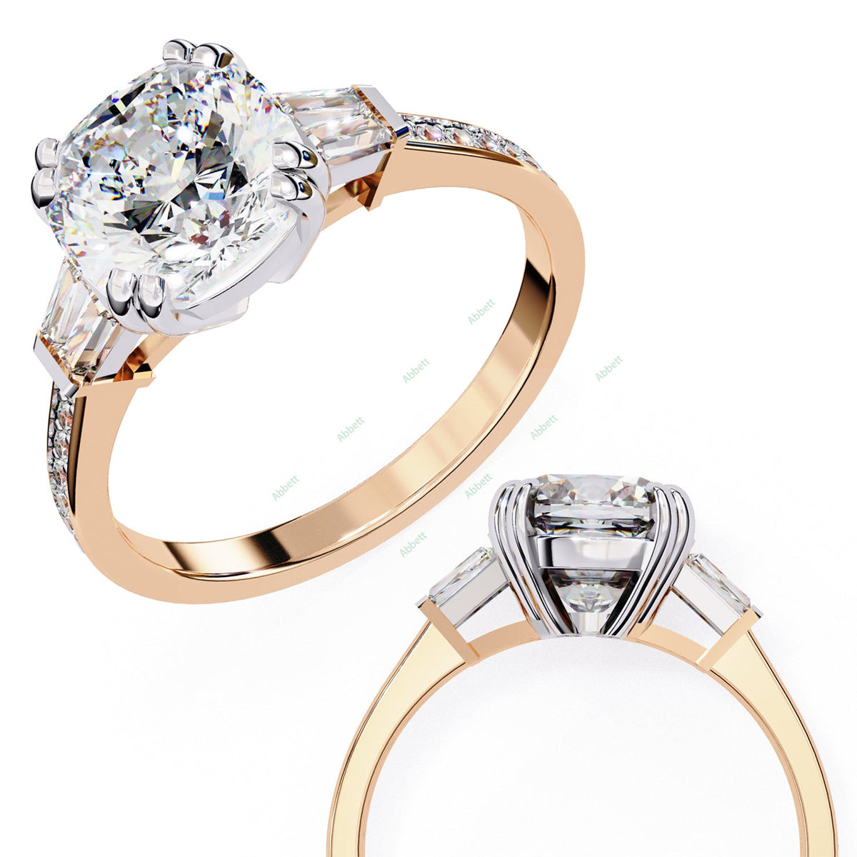 Accented Engagement Ring ENAC1099