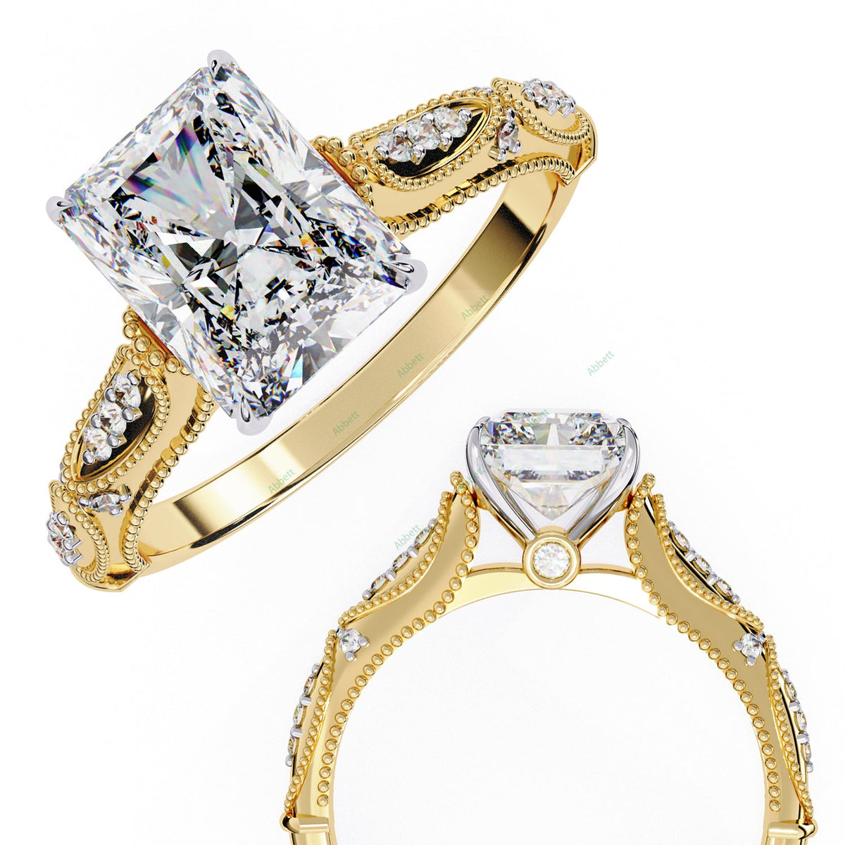 Accented Engagement Ring ENAC1105