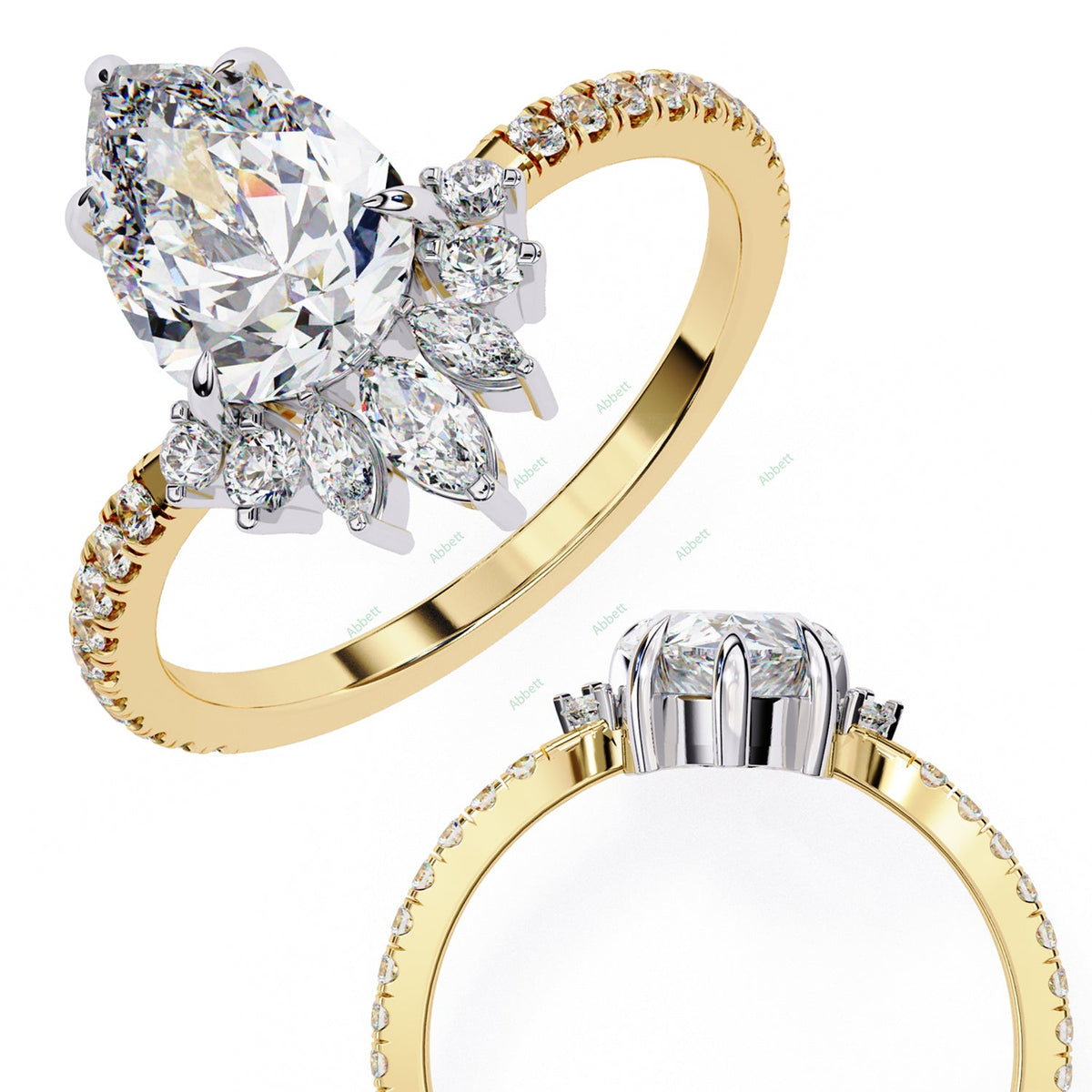 Accented Engagement Ring ENAC1120