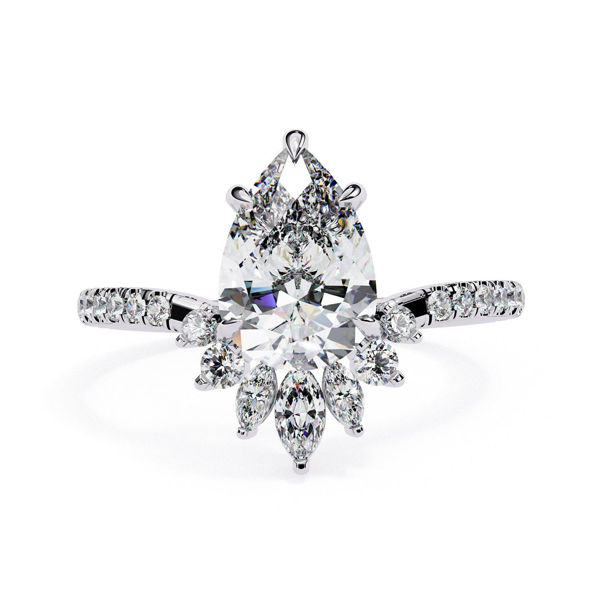 Accented Engagement Ring ENAC1120