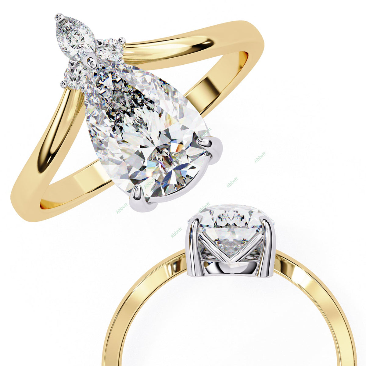 Accented Engagement Ring ENAC1122