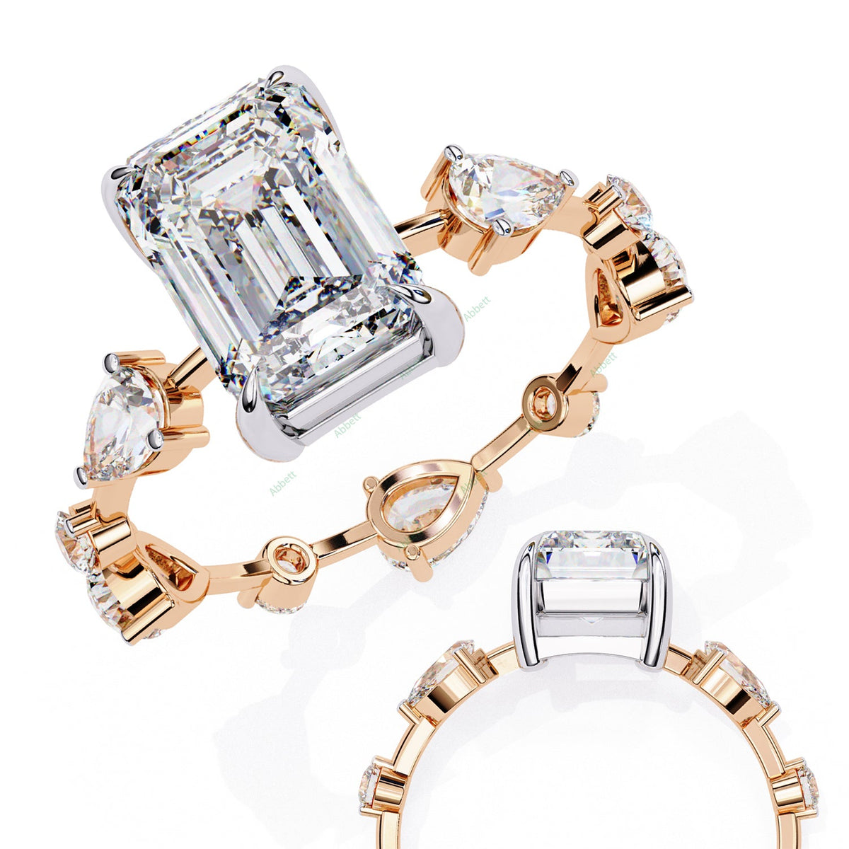 Accented Engagement Ring ENAC1127