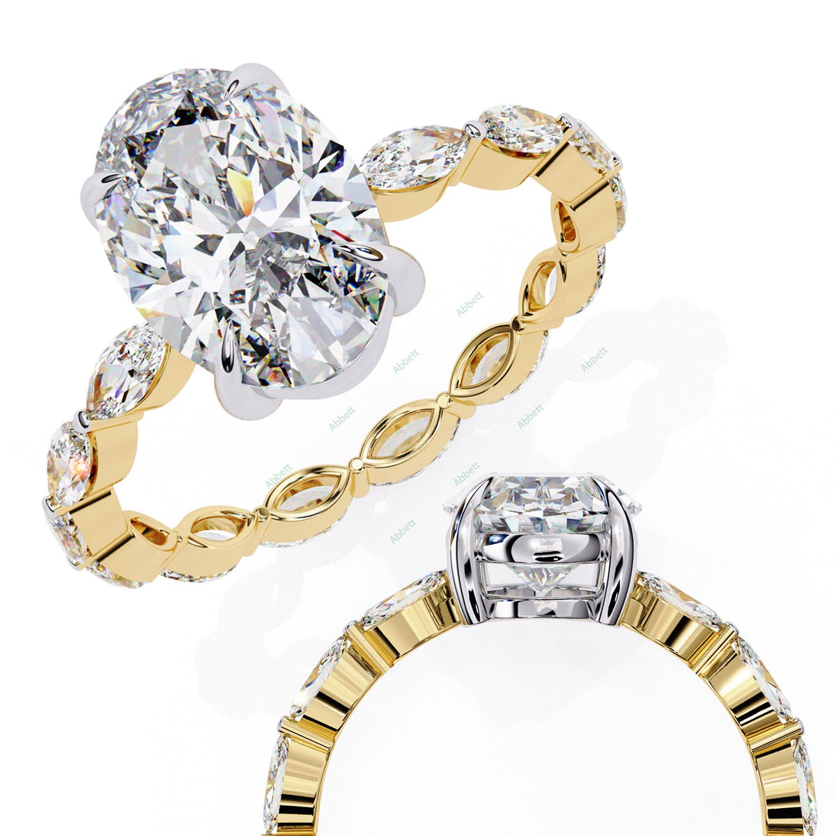 Accented Engagement Ring ENAC1128