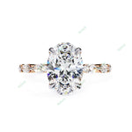 Load image into Gallery viewer, Accented Engagement Ring ENAC1128
