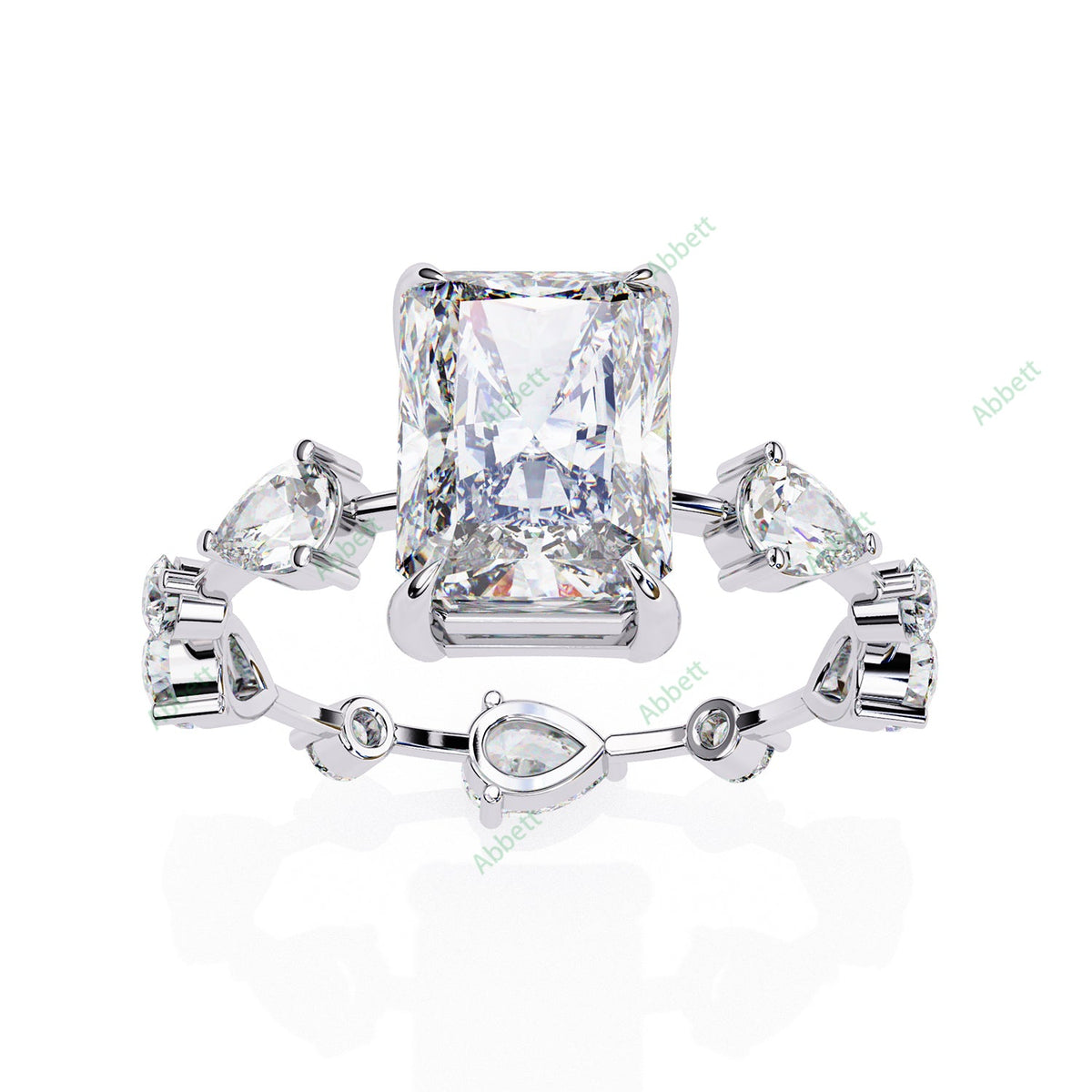Accented Engagement Ring ENAC1133