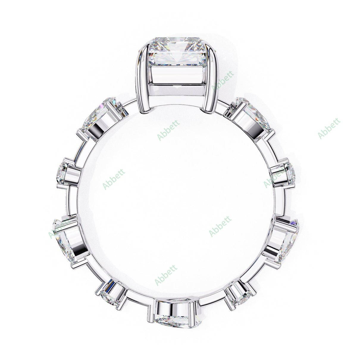Accented Engagement Ring ENAC1133
