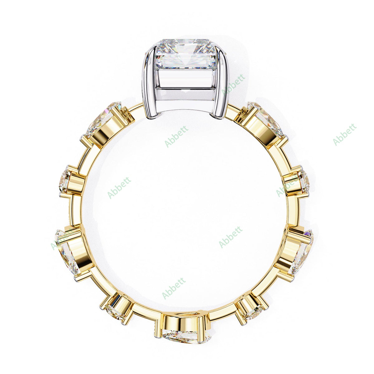Accented Engagement Ring ENAC1133