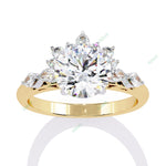 Load image into Gallery viewer, Accented Engagement Ring ENAC1135