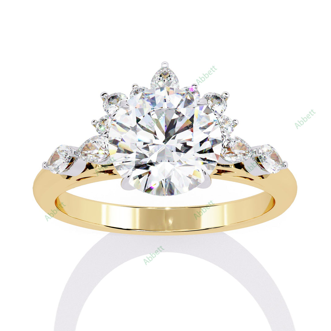 Accented Engagement Ring ENAC1135