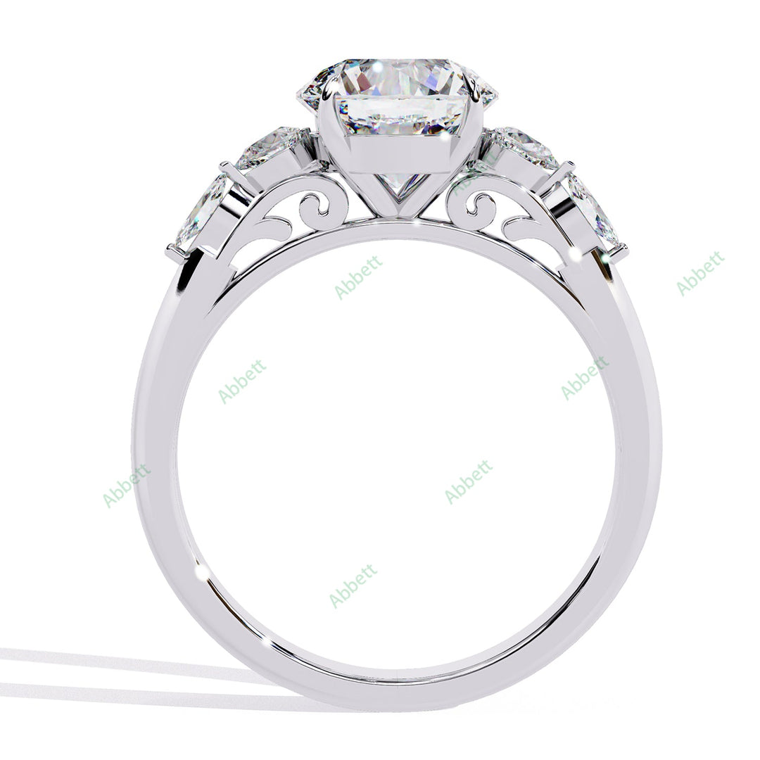 Accented Engagement Ring ENAC1135