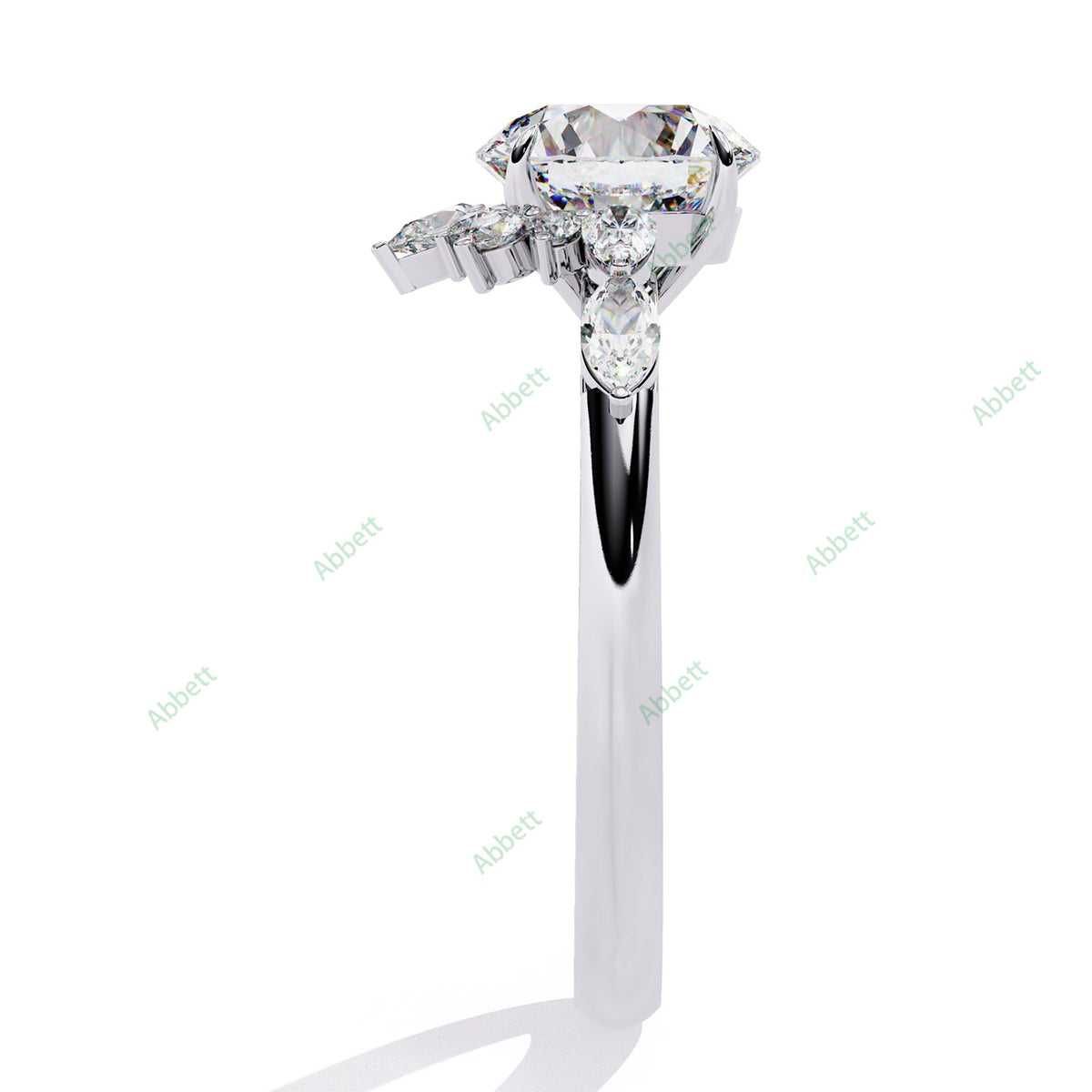 Accented Engagement Ring ENAC1135