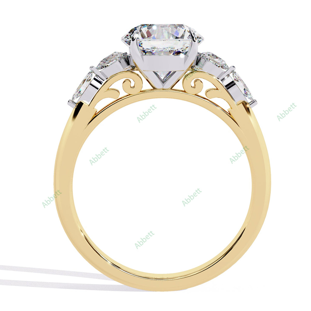 Accented Engagement Ring ENAC1135