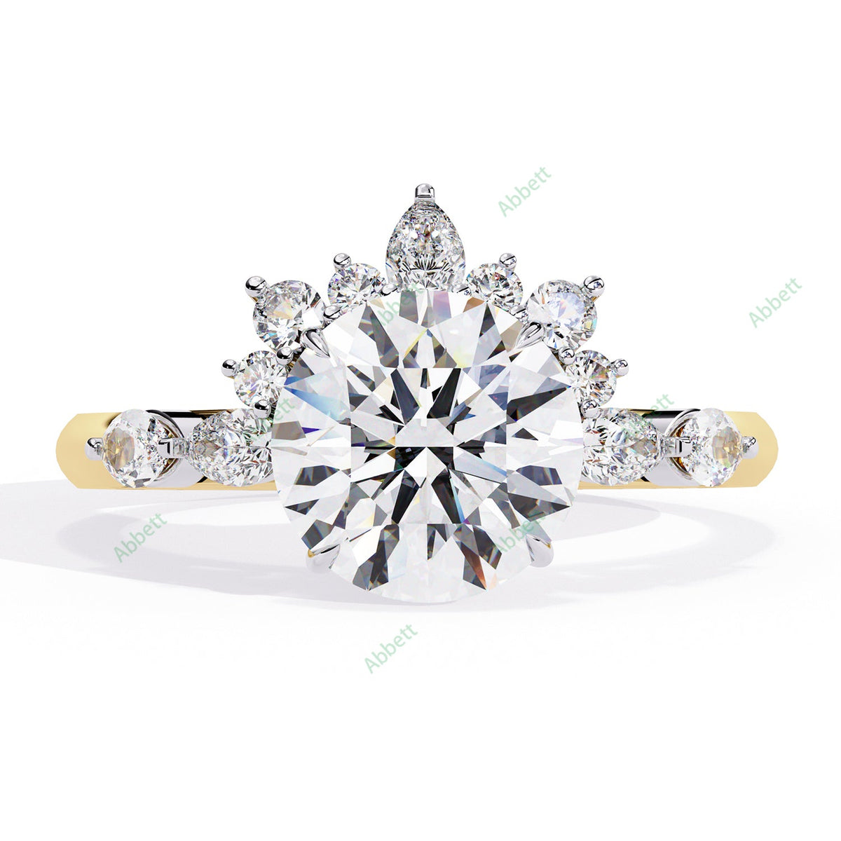 Accented Engagement Ring ENAC1135