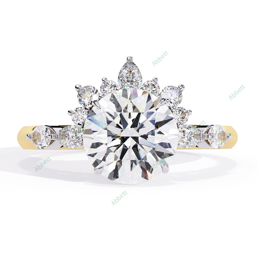 Accented Engagement Ring ENAC1135