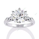 Load image into Gallery viewer, Accented Engagement Ring ENAC1135