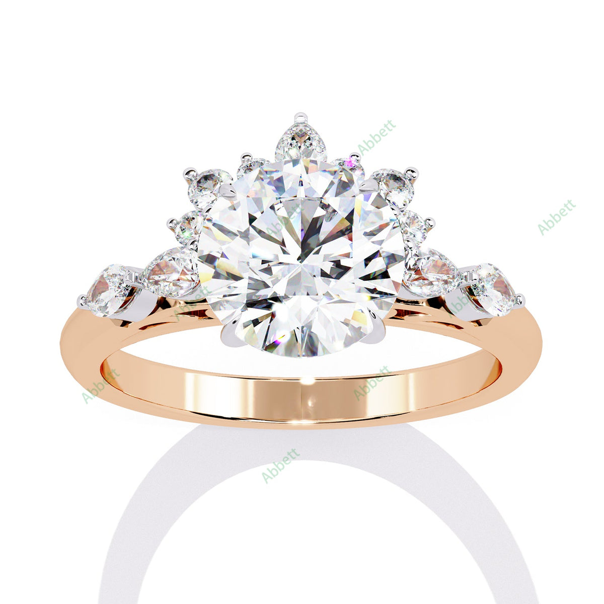 Accented Engagement Ring ENAC1135