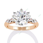 Load image into Gallery viewer, Accented Engagement Ring ENAC1135
