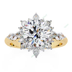 Load image into Gallery viewer, Accented Engagement Ring ENAC1136

