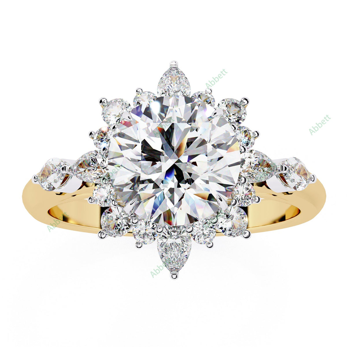 Accented Engagement Ring ENAC1136