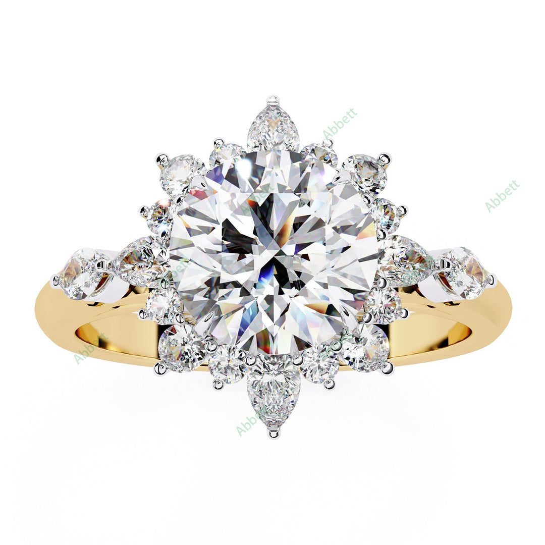 Accented Engagement Ring ENAC1136