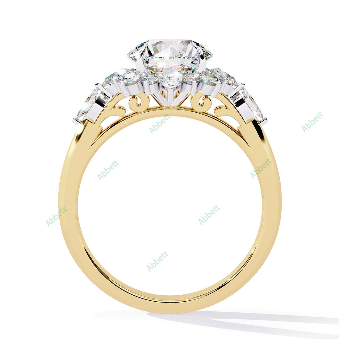 Accented Engagement Ring ENAC1136