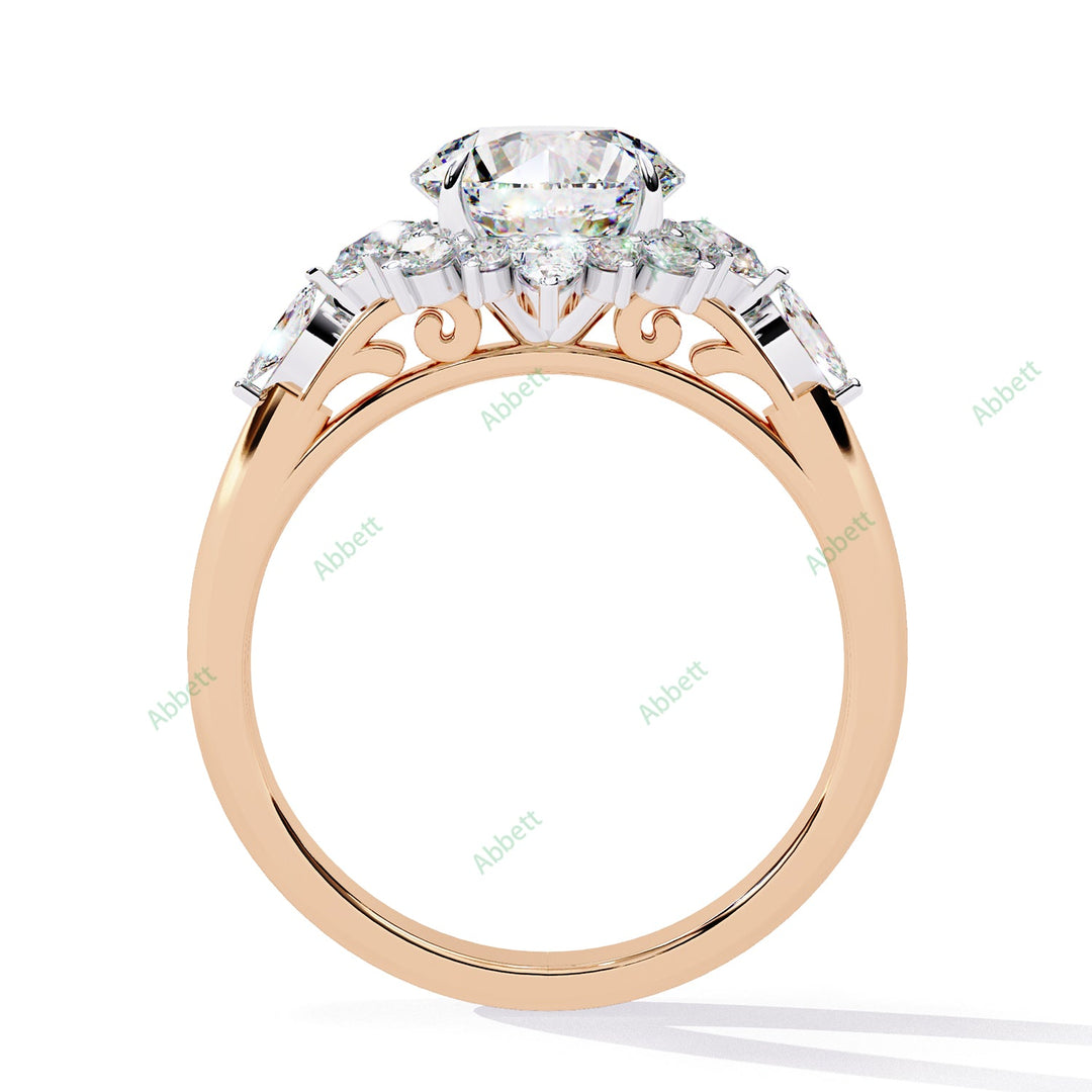 Accented Engagement Ring ENAC1136