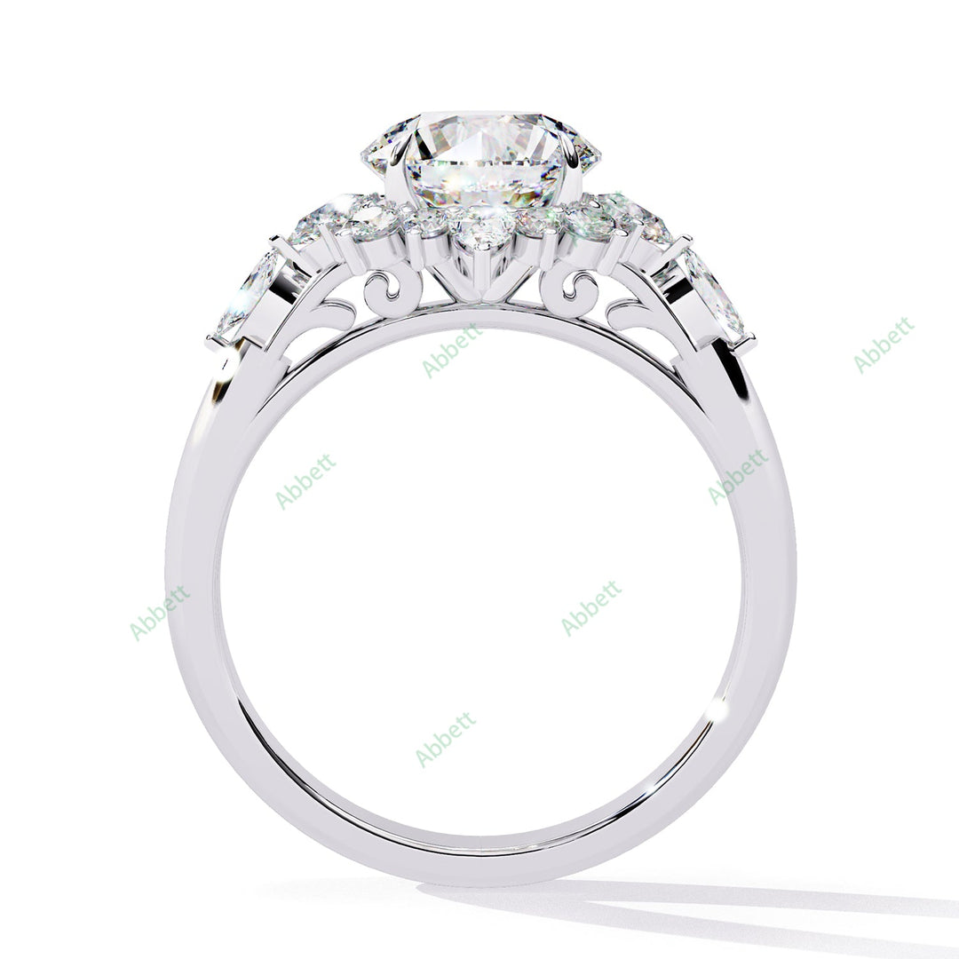 Accented Engagement Ring ENAC1136