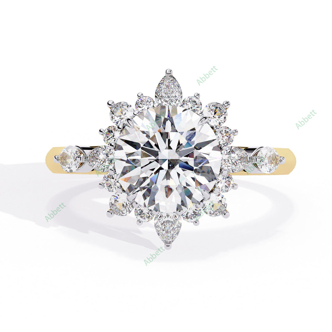 Accented Engagement Ring ENAC1136