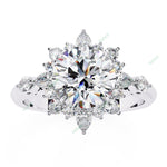 Load image into Gallery viewer, Accented Engagement Ring ENAC1136
