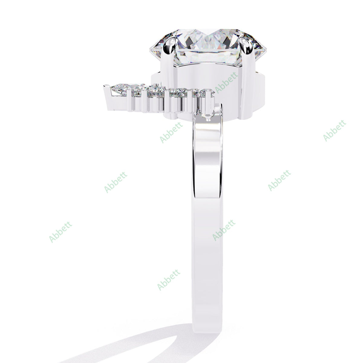 Accented Engagement Ring ENAC1138