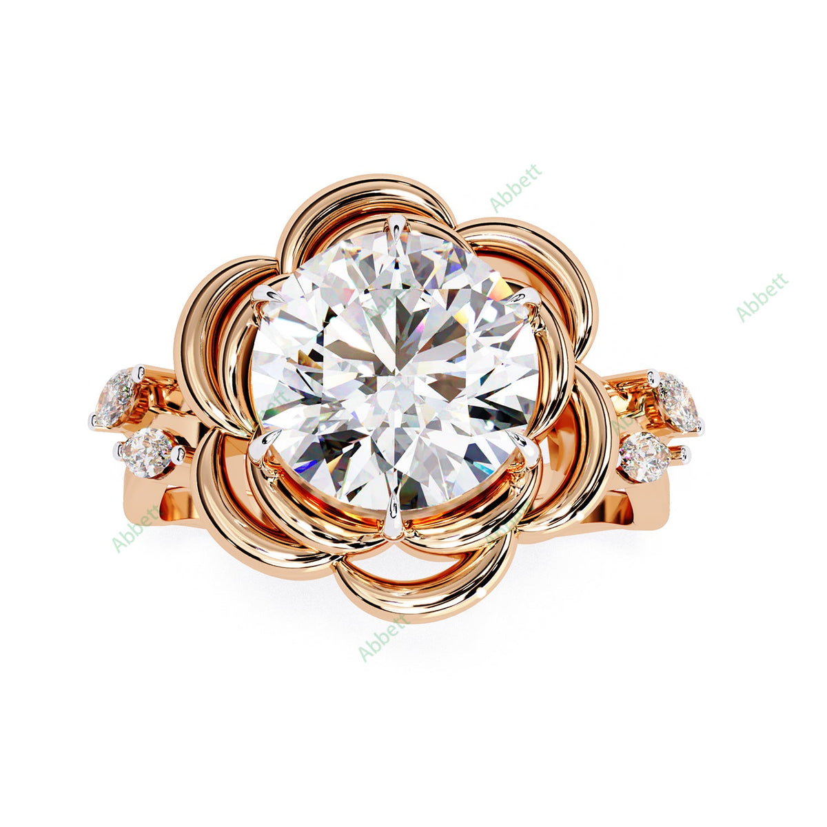 Accented Engagement Ring ENAC1143