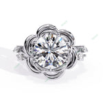 Load image into Gallery viewer, Accented Engagement Ring ENAC1143