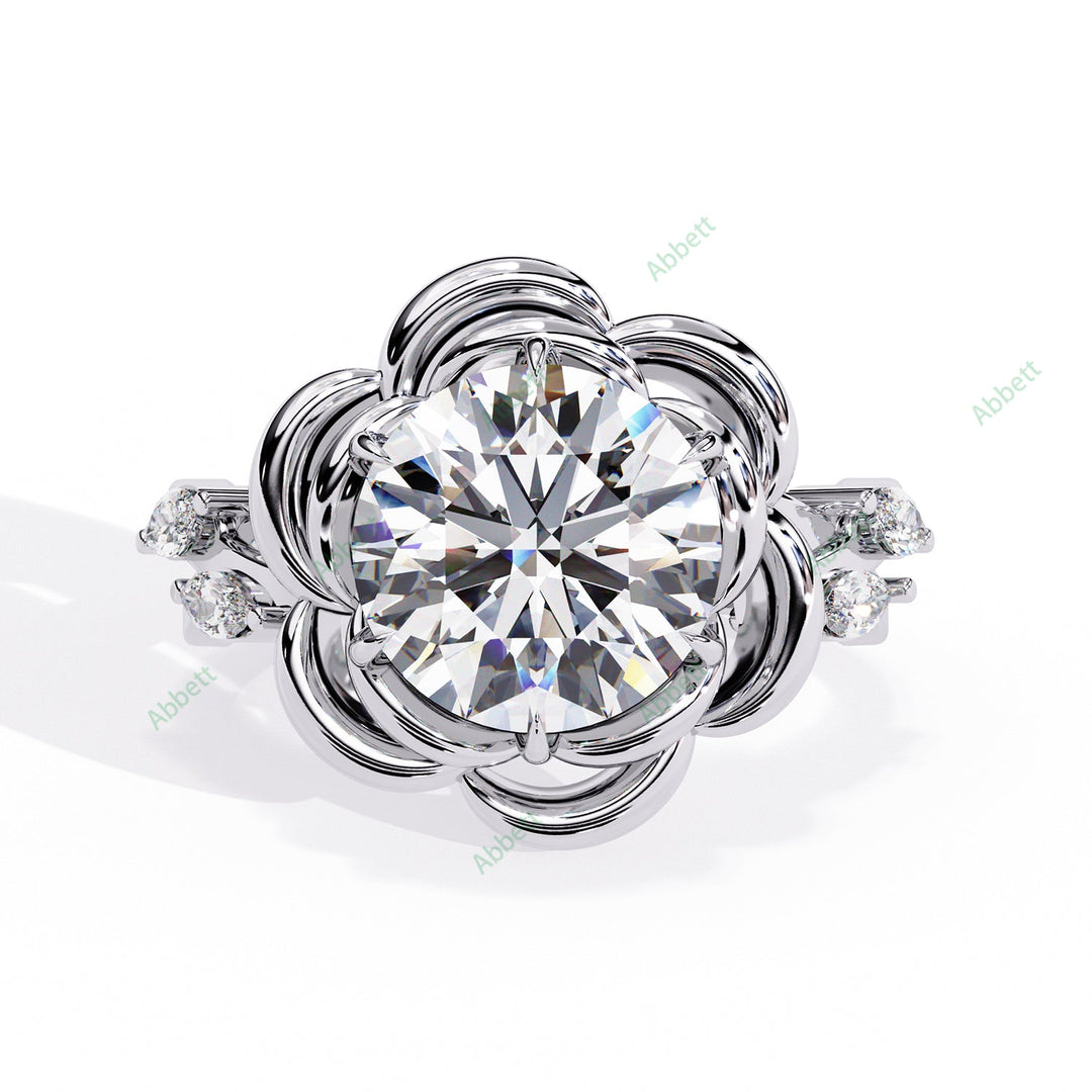 Accented Engagement Ring ENAC1143