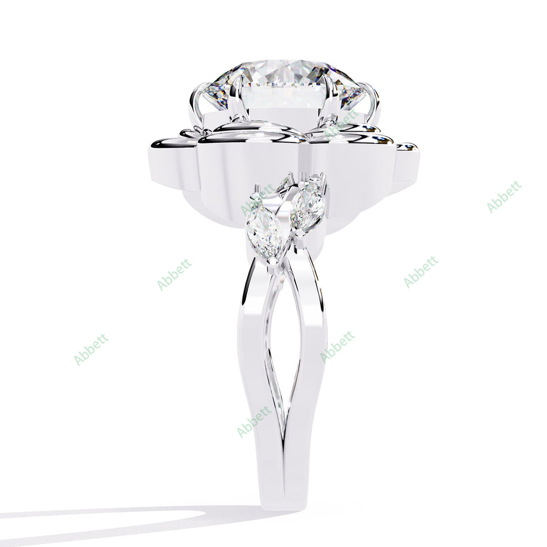 Accented Engagement Ring ENAC1143