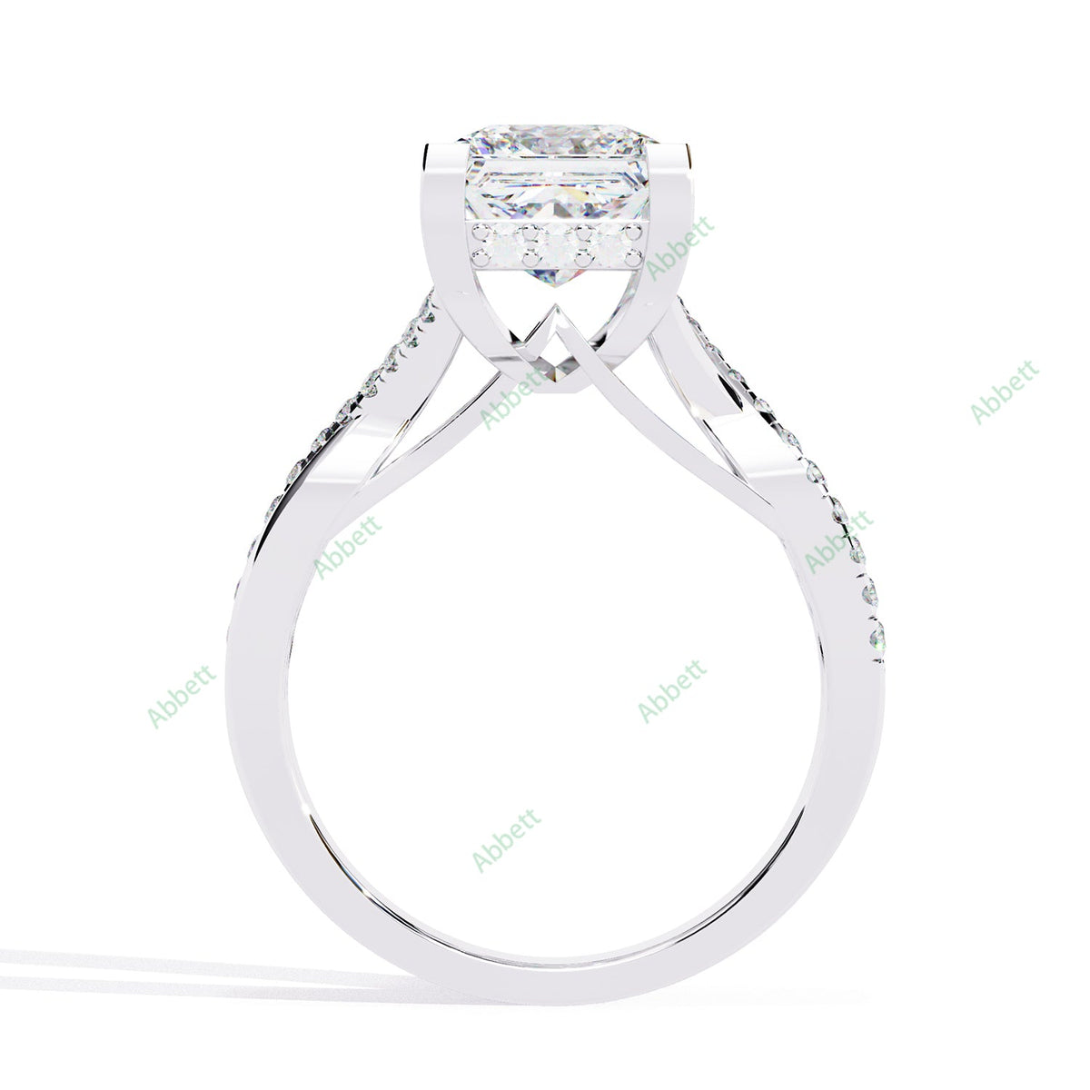 Accented Engagement Ring ENAC1144