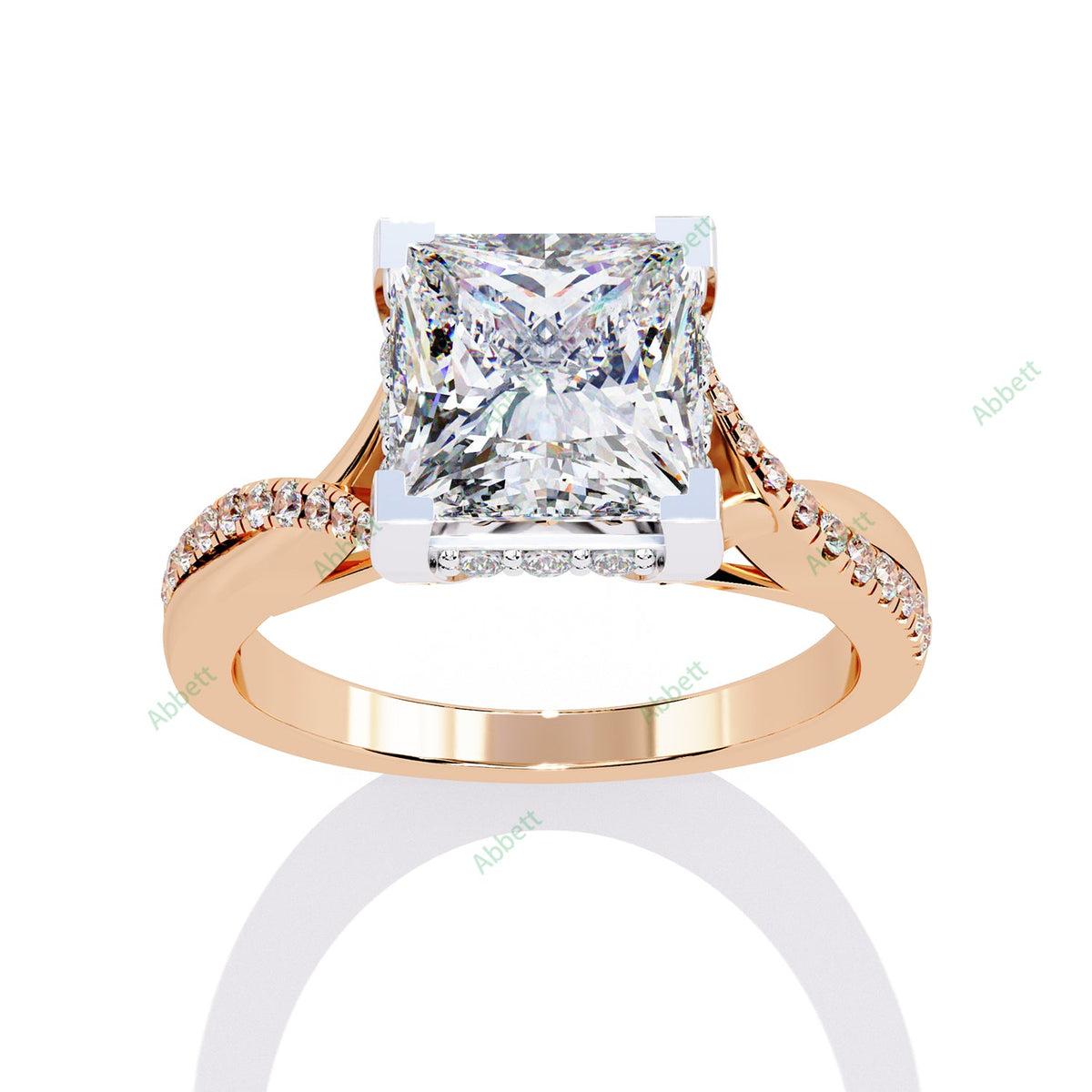Accented Engagement Ring ENAC1144