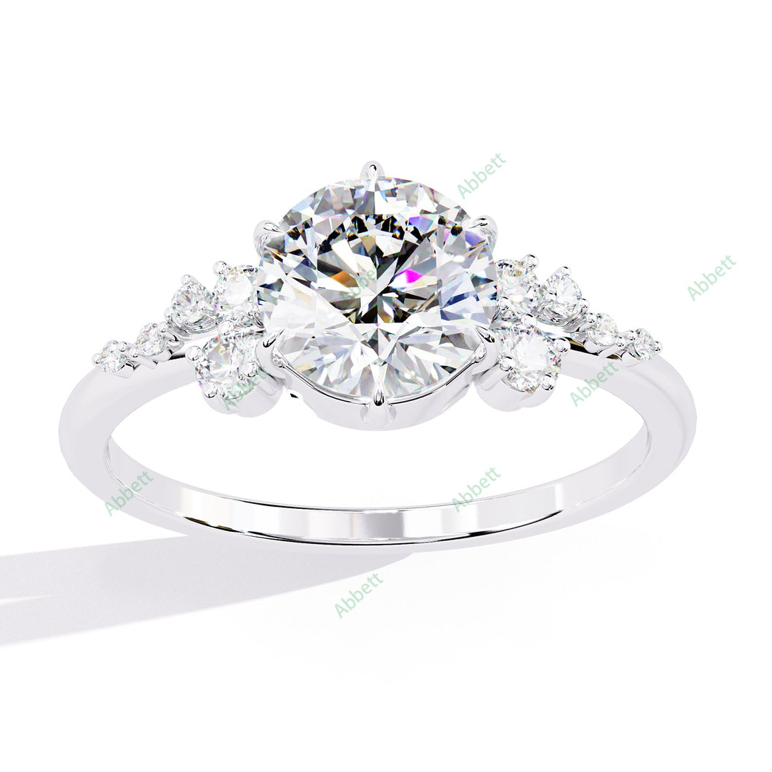 Accented Engagement Ring ENAC1146