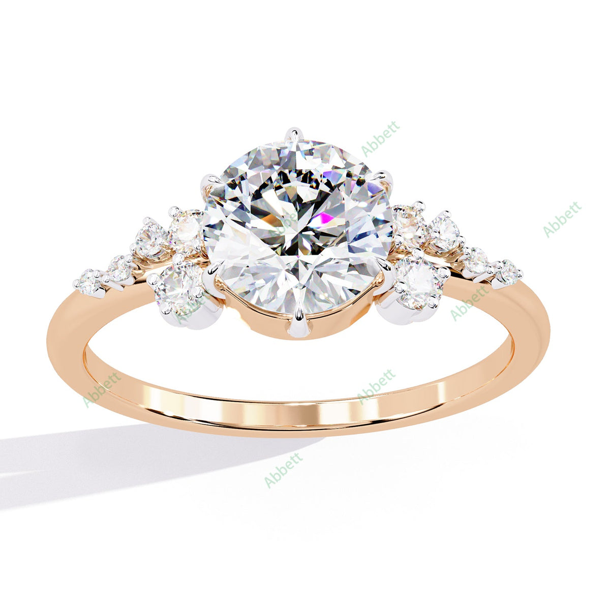 Accented Engagement Ring ENAC1146