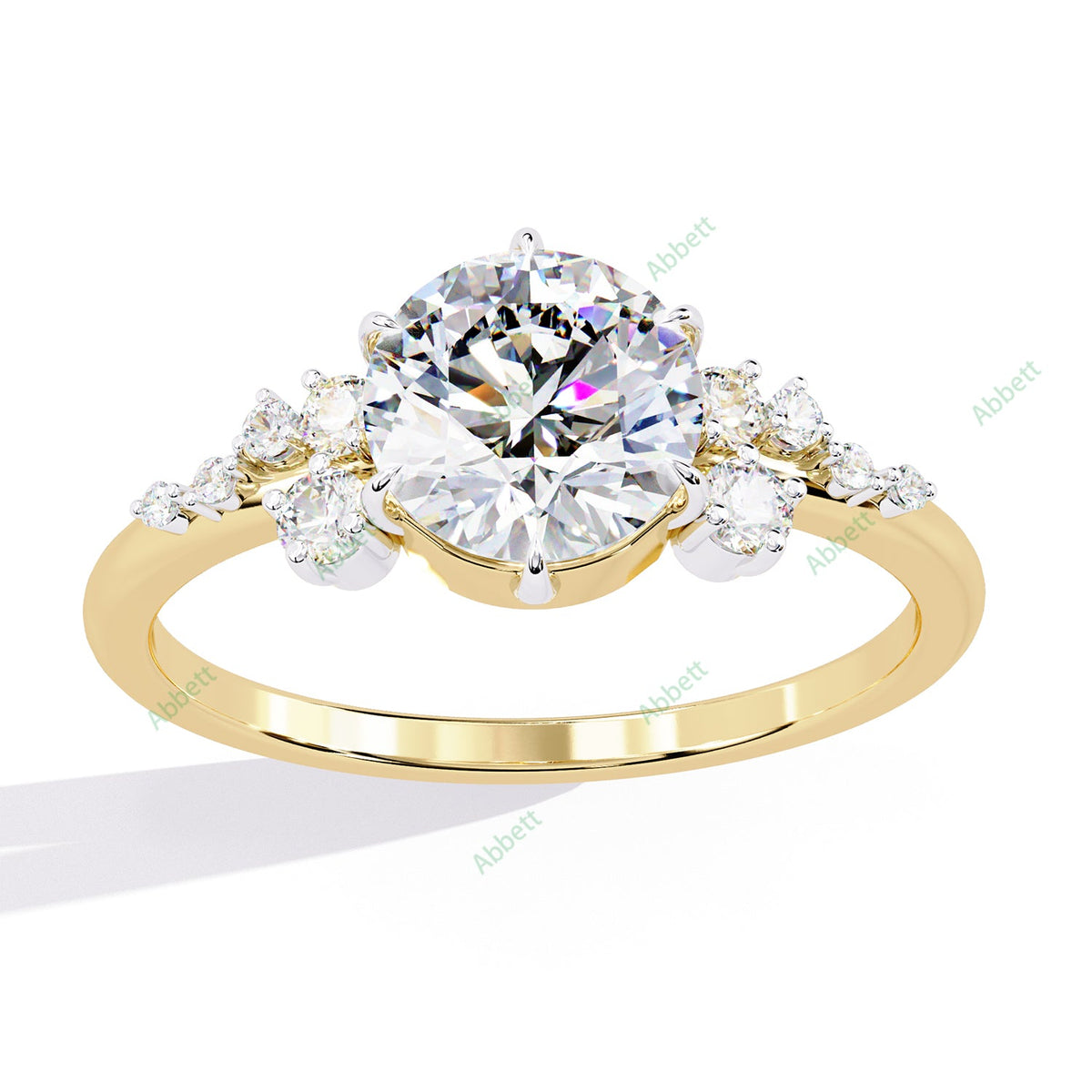 Accented Engagement Ring ENAC1146